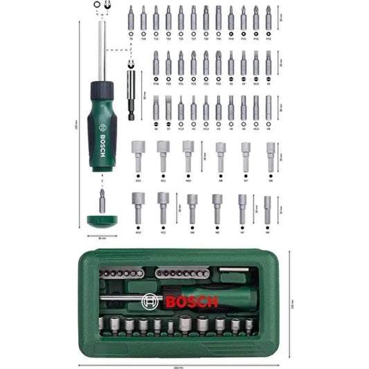Bosch Screwdriver Set 46 pieces