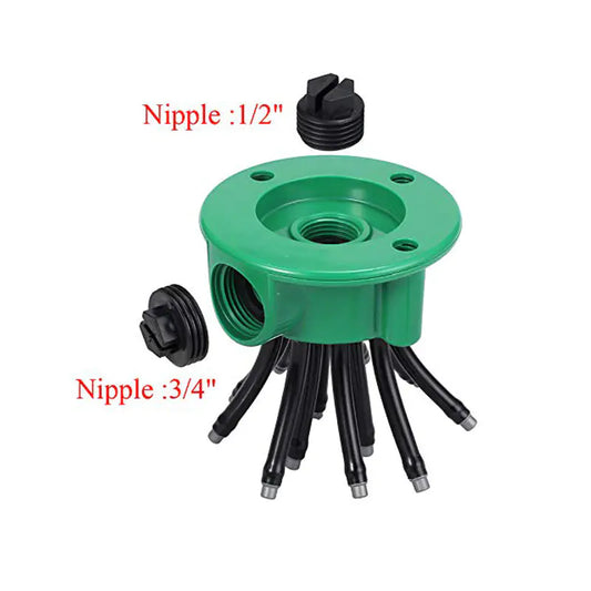360-Degree Automatic Multi-Head Garden Sprinkler