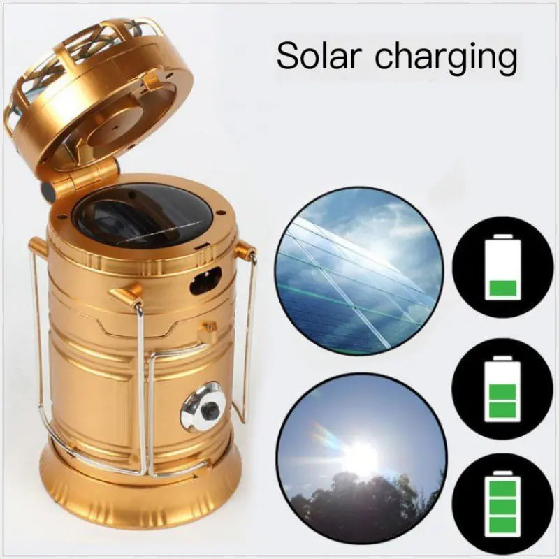 EcoLite Solar Camping Fan